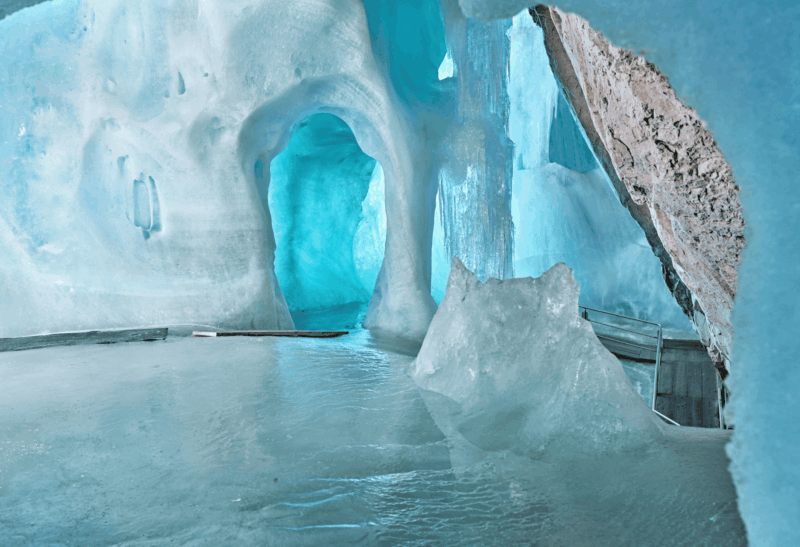 Eisriesenwelt cave ghiaccio