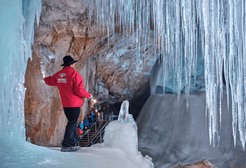 Eisriesenwelt cave spiegazione guida