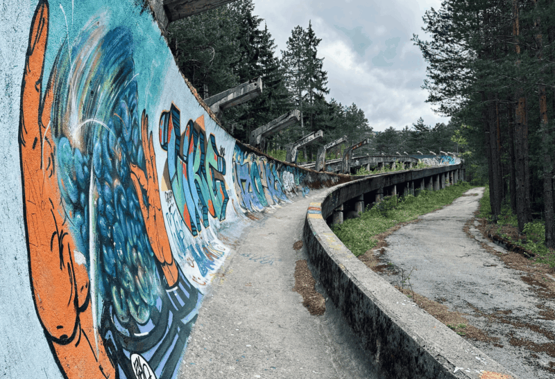 Pista da bob Monte Trebević Sarajevo